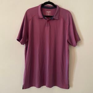 Rhone Purple Pink Polo Shirt Sportswear Golf Performance Lightweight Men size XL